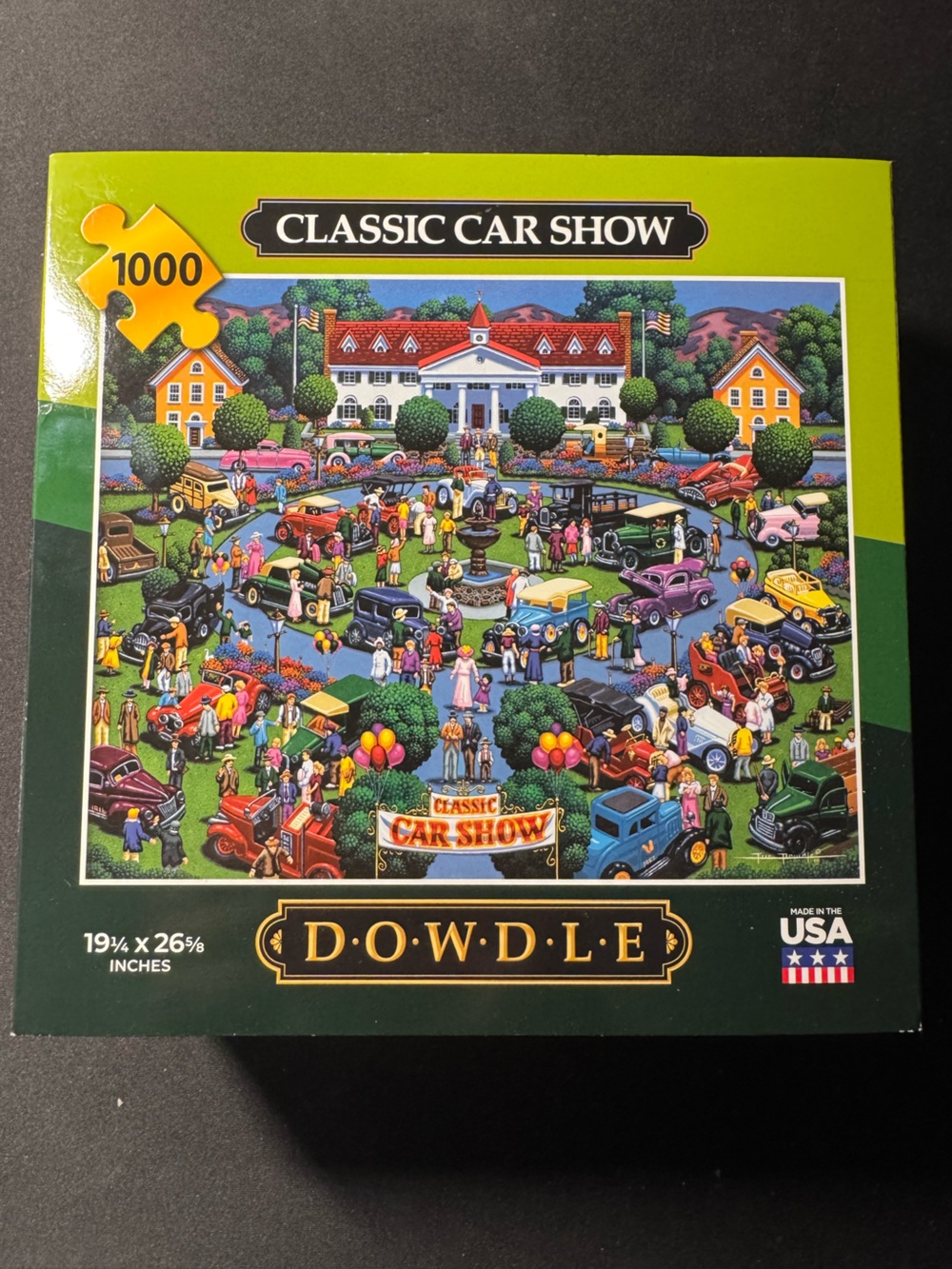Classic Car Show Jigsaw Puzzle - 1000 Pieces - Dowdle Puzzles